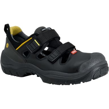 Jalas 3108 Monza Grip Skyddssandal S1P, svart, kardborre