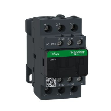 Schneider Electric LC1D25V7 Kontaktor 1 Öp + 1 Sl, 400 VAC