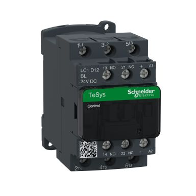 Schneider Electric LC1D12BL Kontaktor lågförbrukande, 9-38 A, DC manöver