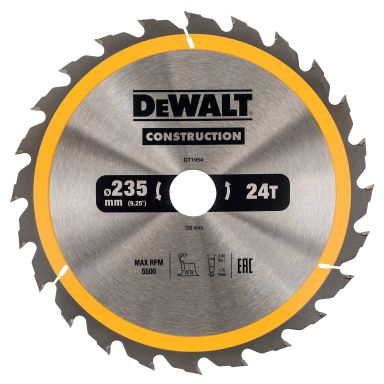 Dewalt DT1954-QZ Pyörösahanterä 235 x 30 mm, 24T