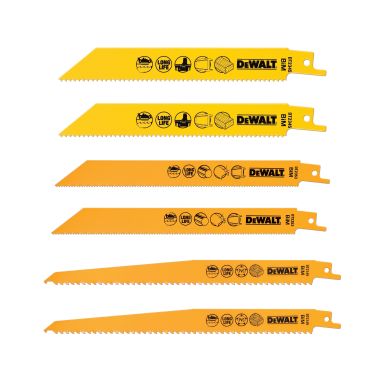Dewalt DT2444-QZ Tigersågblad 6 delar