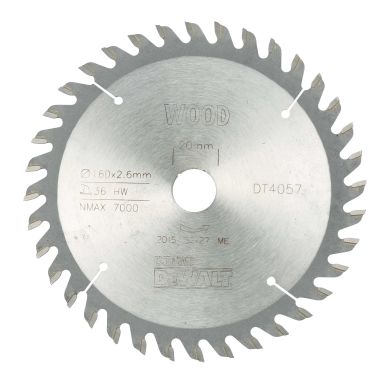 Dewalt DT4057-QZ Sågklinga 160 x 20 mm, 36T