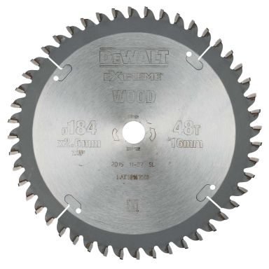 Dewalt DT4092-QZ Sågklinga 184 x 16 mm, 48T