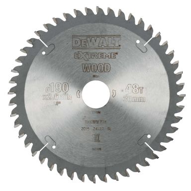 Dewalt DT4094-QZ Sirkelsagklinge 190 x 30 mm, 48T