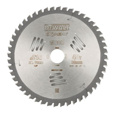 Dewalt DT4320-QZ Sågklinga 216 x 30 mm, 48T
