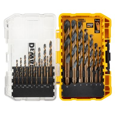 Dewalt DT70729-QZ Metalliporanteräsarja 23 osaa, HSS-G