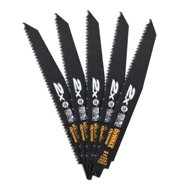 Dewalt DT2307L-QZ Tigersagblad 6 TPI, 5-pakning