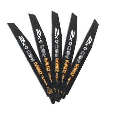 Dewalt DT2308L-QZ Tigersågblad 10 TPI, 5-pack