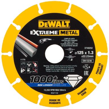 Dewalt DT40252-QZ Diamantkapskiva 1,3 mm