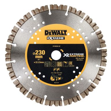 Dewalt DT40260-QZ Diamantkapskiva 230 x 22,23 mm, för kapsåg DCS690