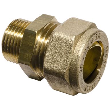 Gelia 3006155082 Klämringskoppling rak, för PEX, inkl. stödhylsa