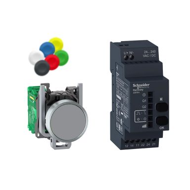 Schneider Electric XB4RFA02 Tryckknappspaket trådlös, programmerbar