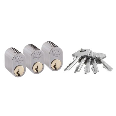 ASSA 1301 Lukkosylinteri tasalukitus, GDS, 3 kpl pakkaus