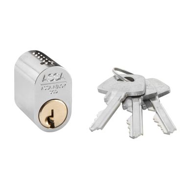ASSA 1301 Lukkosylinteri 3 avainta, soikea