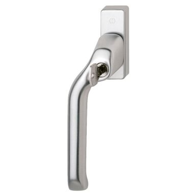 Hoppe London Vindushåndtak aluminium, låsbar, høyre