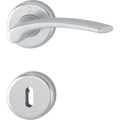 Hoppe Ibiza Dörrhandtag 37-42 mm, med nyckelskylt, 1-pack