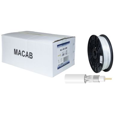 Televes 215801 Koaksialkabel 100 m, 4,95 mm ytre