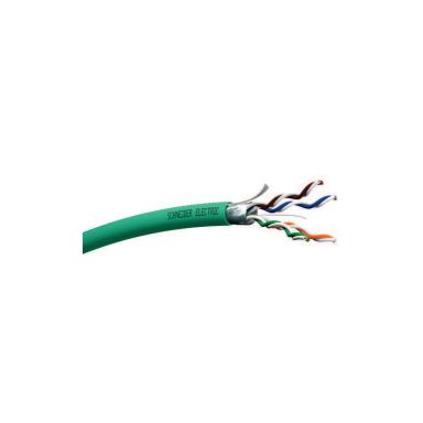 Schneider Electric VDICD135118 Datakabel 5E F/UTP 4P DCA, grön