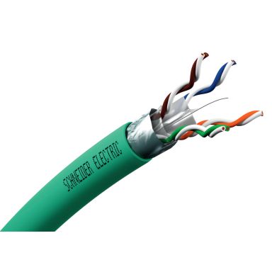 Schneider Electric VDICD13X218 Datakabel 6A F/UTP 4P DCA, grön