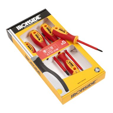 Ironside 120511 Skrutrekkersett VDE 1000 V, 5 deler