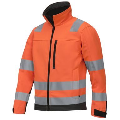 Snickers Workwear 1230 AllroundWork Softshelltakki heijastimet, oranssi