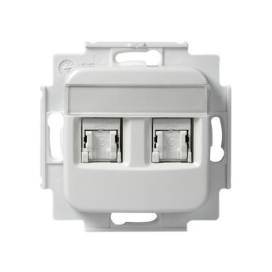 ABB FOT6208 Modulaarinen pistorasia 2 x RJ45, täydellinen