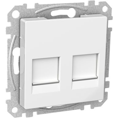 Schneider Electric WDE002378 Centrumplatta 2x Keystone-jack