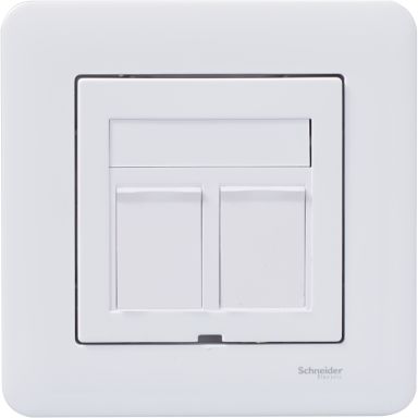 Schneider Electric Exxact 2xC6 UTP WDE002424 Datauttag 2 kopplingar