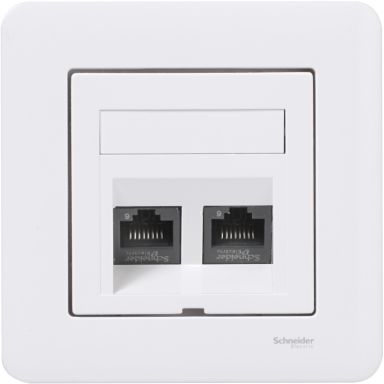 Schneider Electric Exxact 2xC6 UTP WDE002425 Datauttag 2 kopplingar