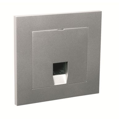 Elko EKO04818 Modulæruttak RJ45-uttak, aluminium