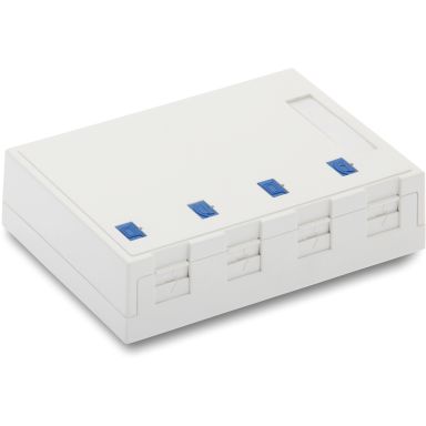 Eurolan 12B-04-04WT Uttaksboks 4 x Keystone-uttak