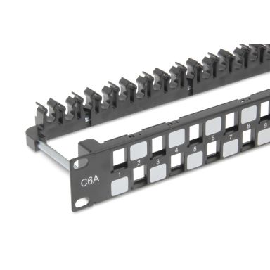 Eurolan 27B-00-24BL-UA Patchpanel obestyckad