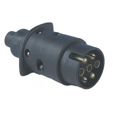 Gelia 80000355 Tilhengerkontakt hann, 7-pol Makrolon