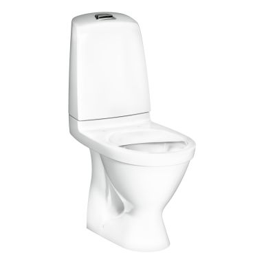 Gustavsberg Nautic 1510 GB111510201205 WC-istuin ilman istuinkantta, 4/2 l Duo-huuhtelu, piilo-P-lukko, Hygienic Flush