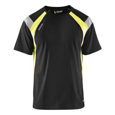 Blåkläder 333210309933L T-shirt svart/varselgul