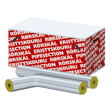 ROCKWOOL 79288 Rørskål 30 mm isolasjonstykkelse, med tape