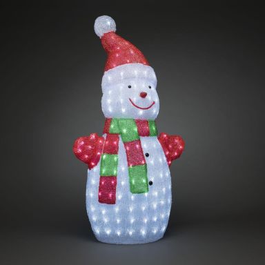 Konstsmide 6285-203 Dekorationsbelysning snögubbe, 90 cm