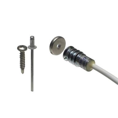 Alarmtech MC 250-M14 Magneettikytkimet 2 m kaapeli, 1 avautuva kytkin