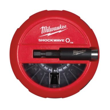 Milwaukee PUCK CD15P SHOCKWAVE™ -ruuvauskärkisarja 15 osaa