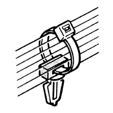 Hellermann Tyton 151-01600 Anker 15,8 x 10,2 mm, 100-pakning