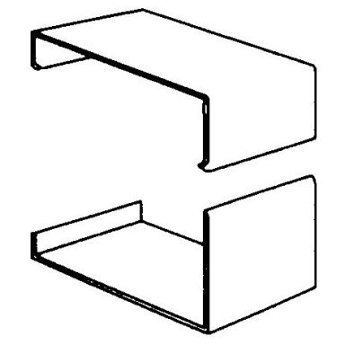 Schneider Electric 5590075 Utjämningsstycke 72 x 72 x 72 mm