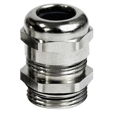 Rutab 1460412 Ruuvattava liitin IP68, nikkelipinnoitettu messinki