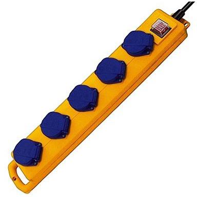 Brennenstuhl Super-Solid Grenuttak IP54, 5-veis