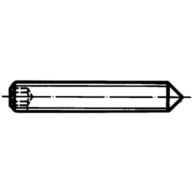 REYHER 040272100060008 Stoppskruv M6 x 8 mm, FZB, 200-pack
