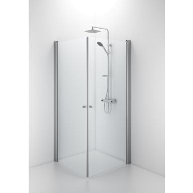 Contura Space SPNK 800 Duschvägg natur/klart glas