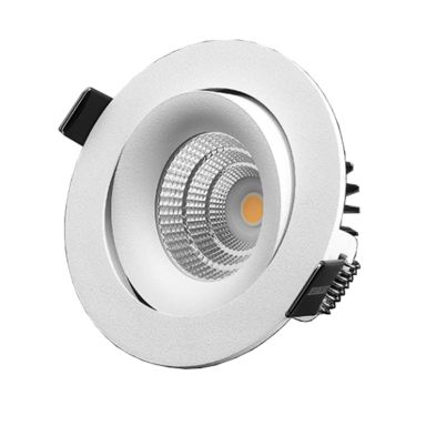 Designlight P-1602527 Downlight-valaisin 7 W, kallistettava, valkoinen