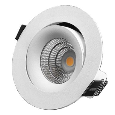 Designlight P-1603527 Downlight-valaisin 7 W, säädettävä, valkoinen