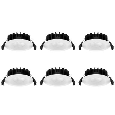 Westal WLD-R84 Downlight fast, 8 W, vit, 6-pack