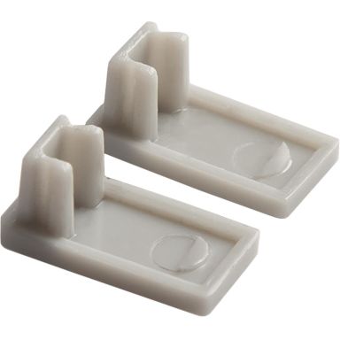 Hide-a-Lite Micro U Gavl plast, 2-pakning