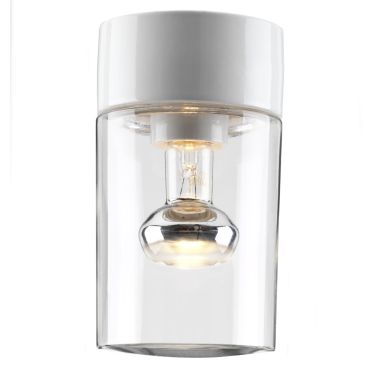 Ifö Electric Opus Takarmatur rak, IP54, E27, 100W, klar